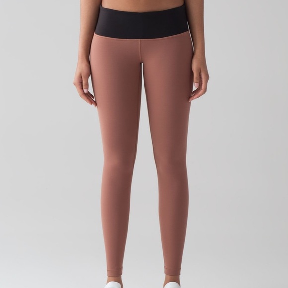 Lululemon Wunder Under Tight in Henna / Black - Picture 3 of 8